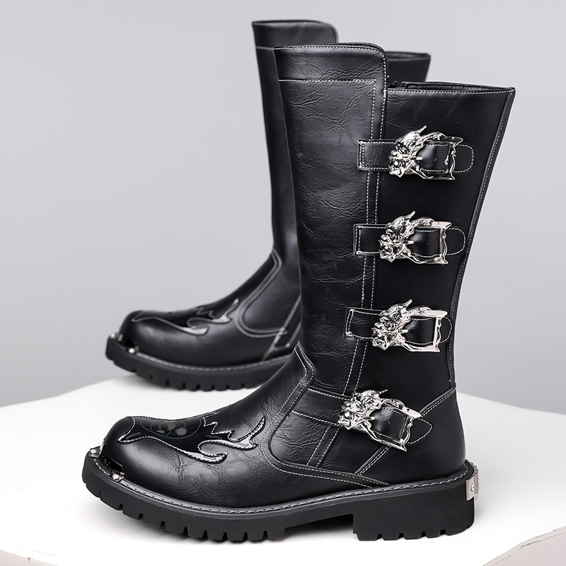 Sepatu Bot Panjang Kulit Desai - Leatherwork Designs ulasan dan harga