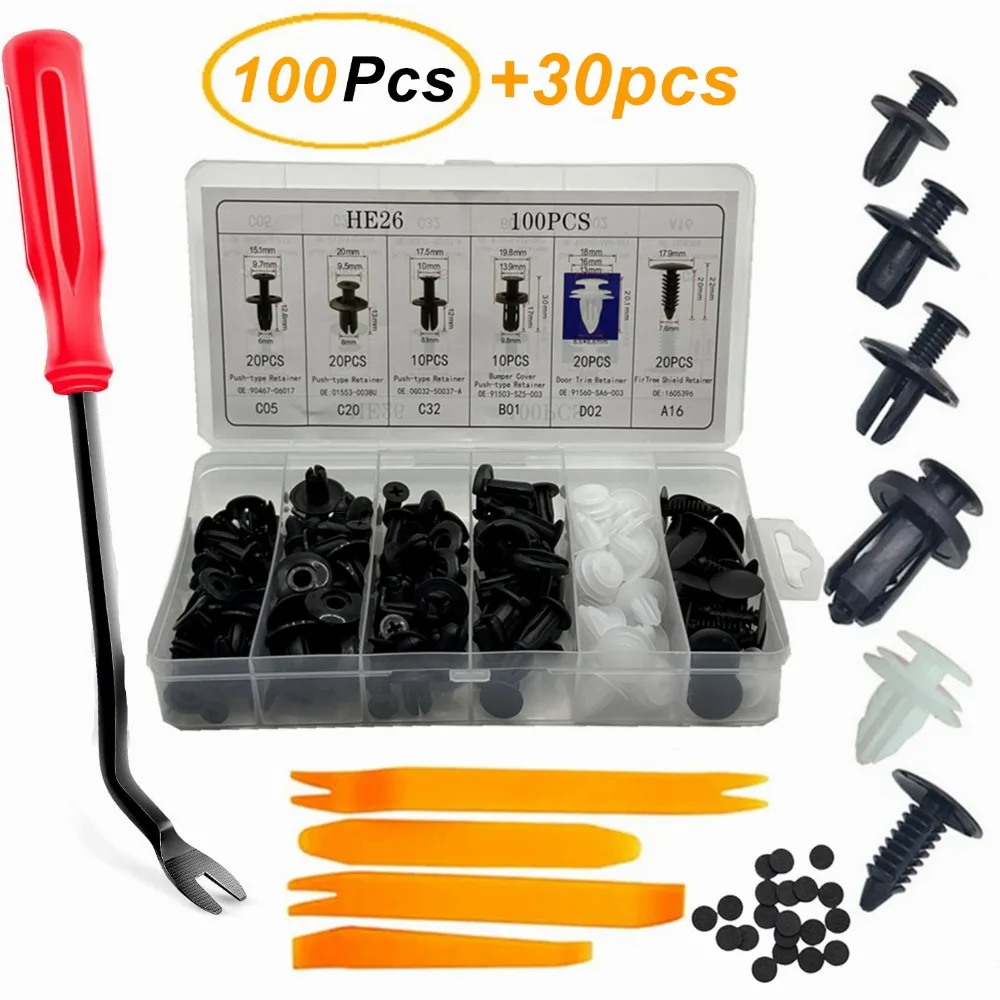 Baru 100 buah klip plastik mob - Rivet Setter Tool ulasan dan harga
