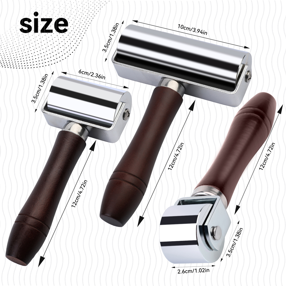 KRABALL Roller tekan tepi kuli - Leatherwork Hand Press ulasan dan harga