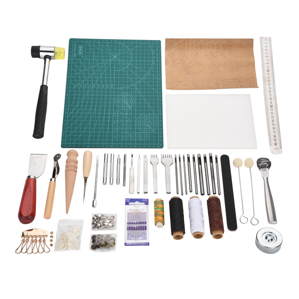 Set Peralatan Kerajinan Kulit  - Groover Stitching Tool ulasan dan harga