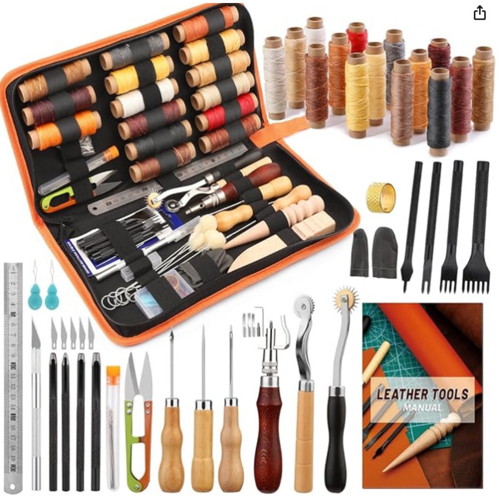 Peralatan Kerja Kulit, Kit Ker - Groover Stitching Tool ulasan dan harga