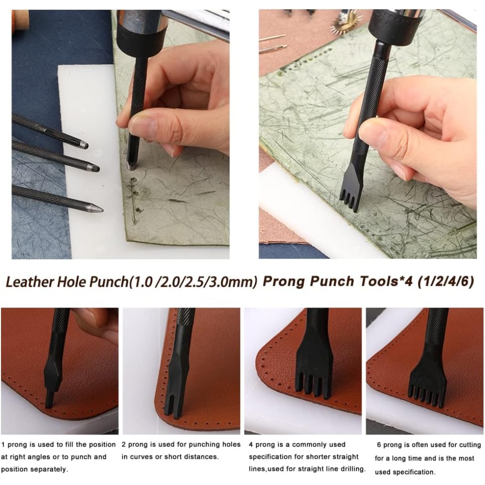 Peralatan Kerja Kulit, Kit Ker - Groover Stitching Tool ulasan dan harga