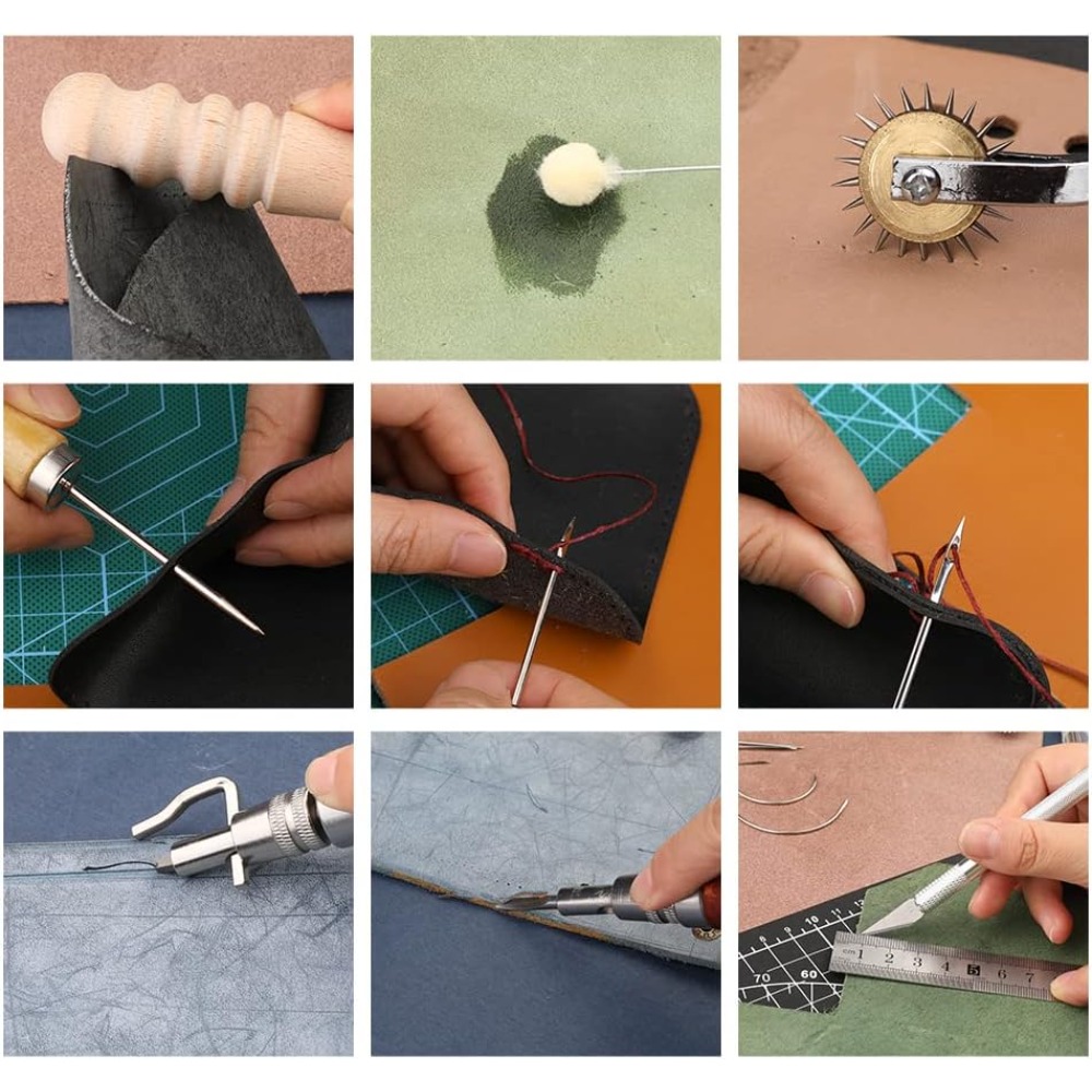 Peralatan Kerja Kulit, Kit Ker - Groover Stitching Tool ulasan dan harga